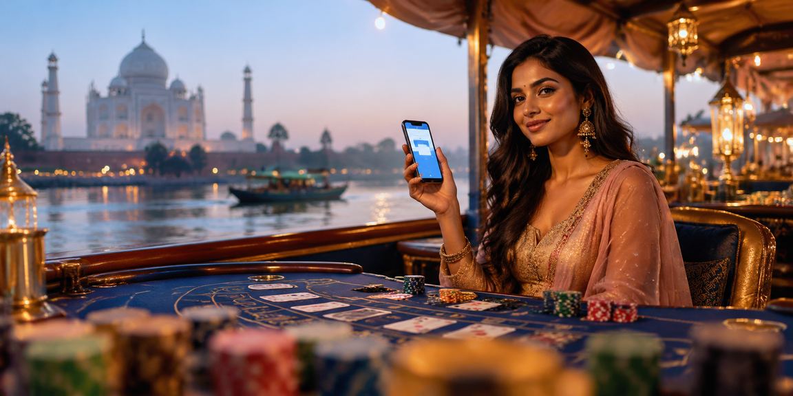 Traditional Indian cards laid out for playing Andar Bahar near lottery tickets